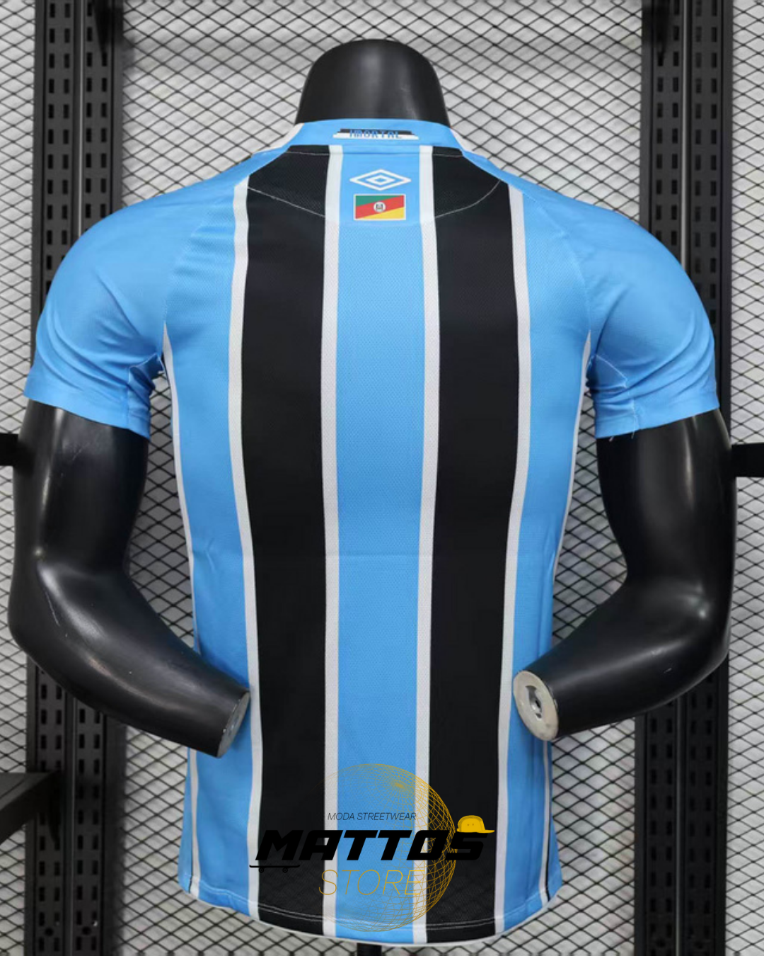 💙🖤 Camisa Grêmio 2025/26 – Home Jogador (Player Version)
