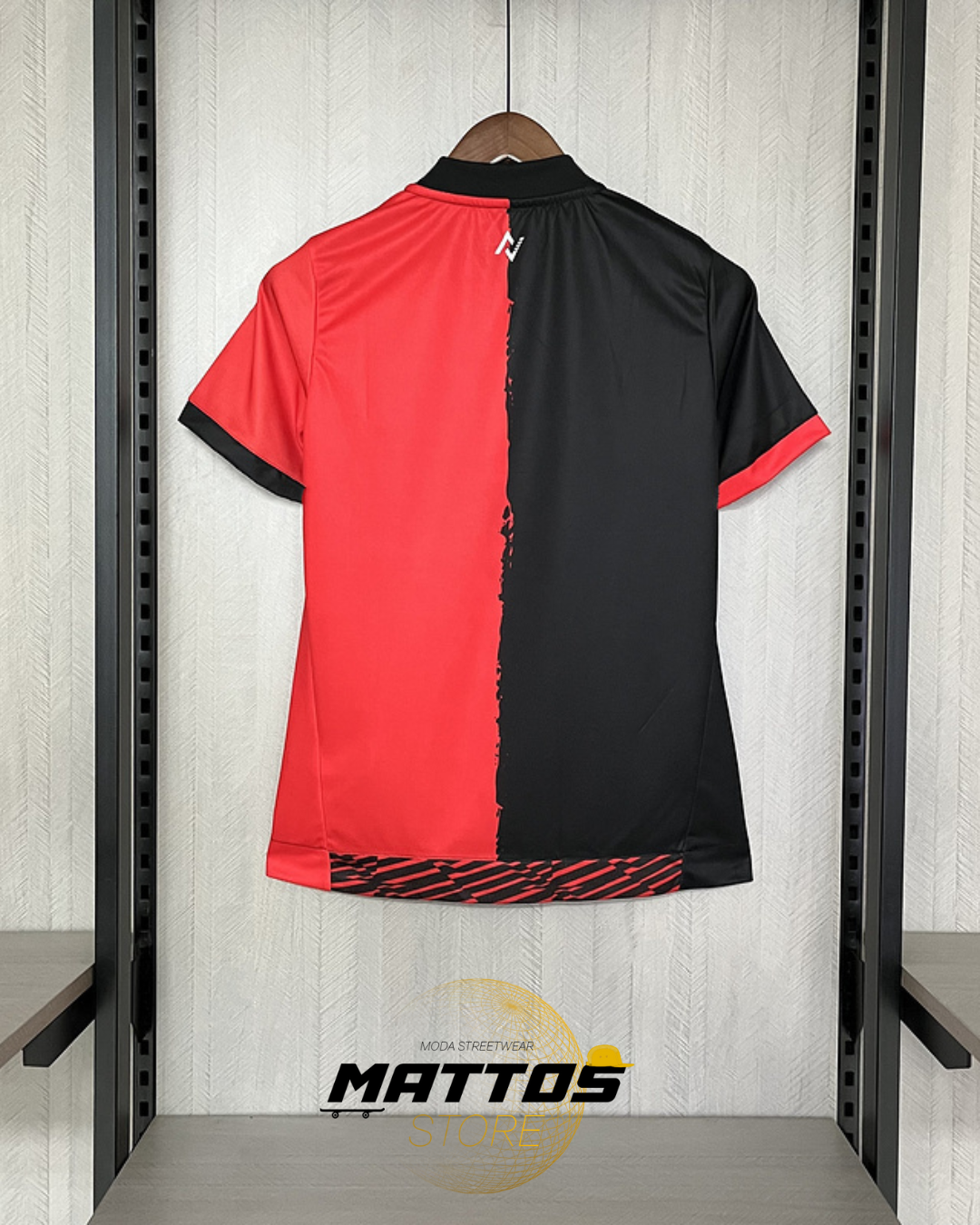 🟥⬛ Camisa Feminina Vitória 2025/2026 – Home