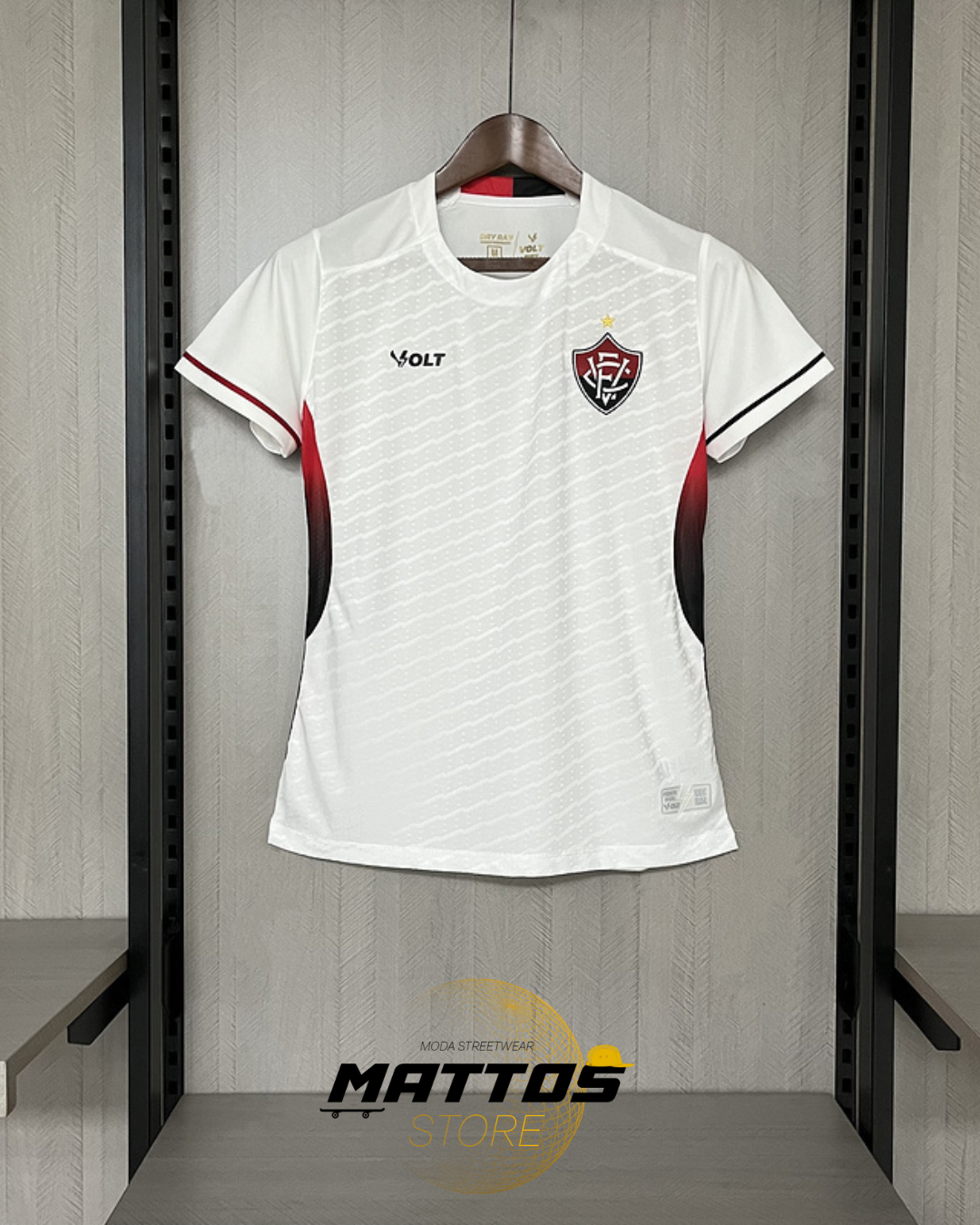 🟥⬛ Camisa Feminina Vitória 2025/2026 – Away