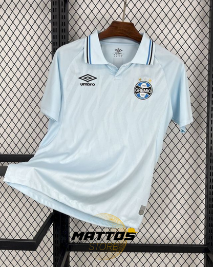 ⚪💙 Camisa Grêmio Away 2025/26