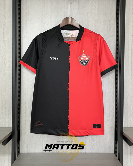 🟥⬛ Camisa Vitória 2025/2026 – Home