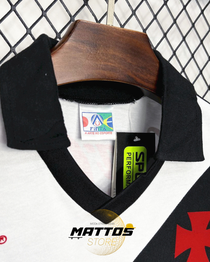 ⚫⚪ Camisa Vasco 1988 – Retrô Away