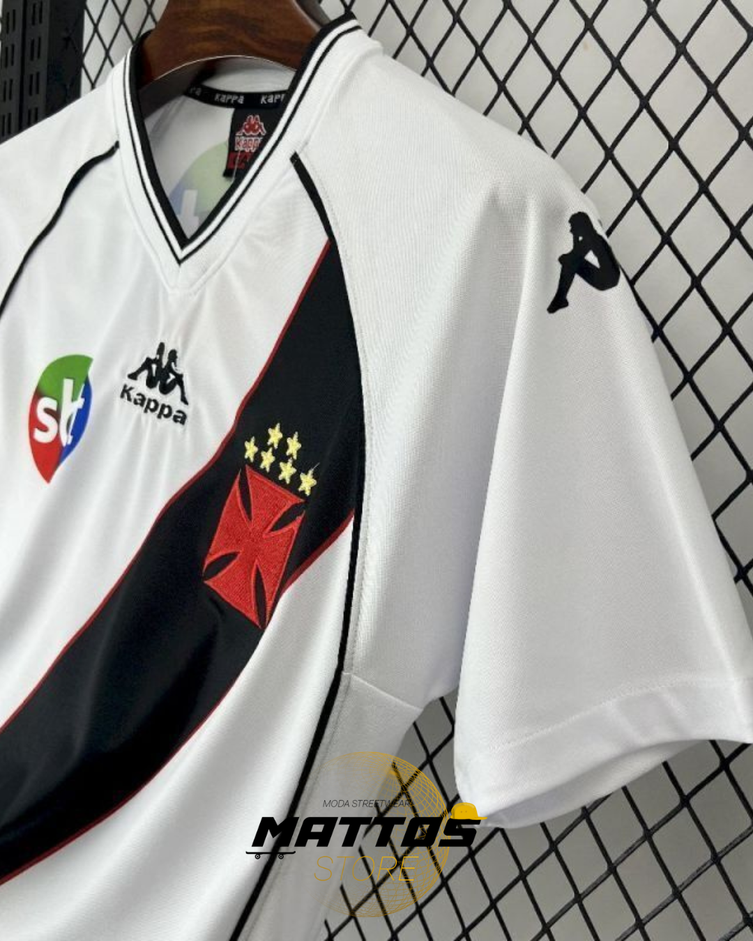 ⚫⚪ Camisa Vasco 2000/2001 – Retrô Away