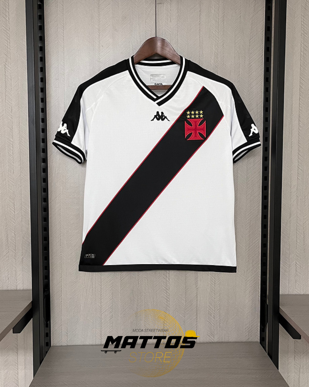 ⚫⚪ Camisa Feminina Vasco 2024/2025 – Away