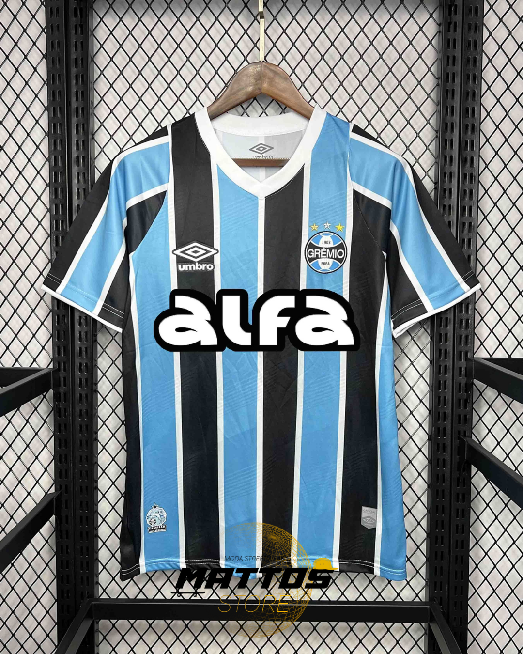💙 Camisa Grêmio Home 2025/26 + Patrocinador