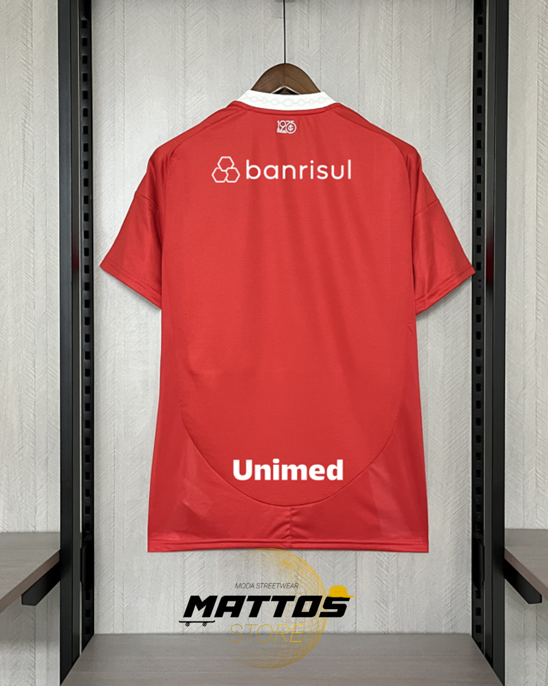 🔴 Camisa Internacional Home 2025/26 + Patrocinadores