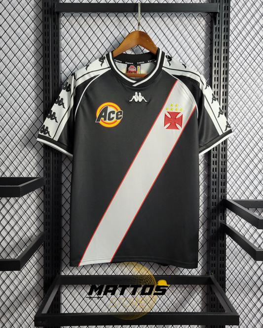 ⚫⚪ Camisa Vasco 2000 – Retrô Home