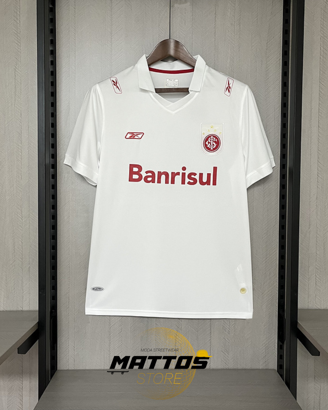 🤍 Camisa Internacional Retrô Branca 2006