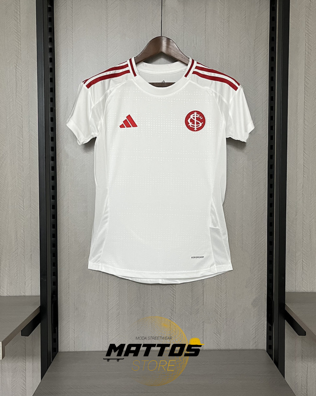 🤍 Camisa Internacional Feminina Away 2025/26