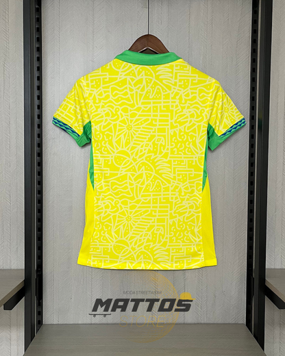 💛 Camisa Brasil Feminina Home 2024/25