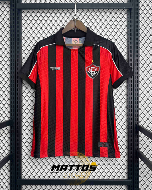 🟥⬛ Camisa Vitória 2025/2026 – Home