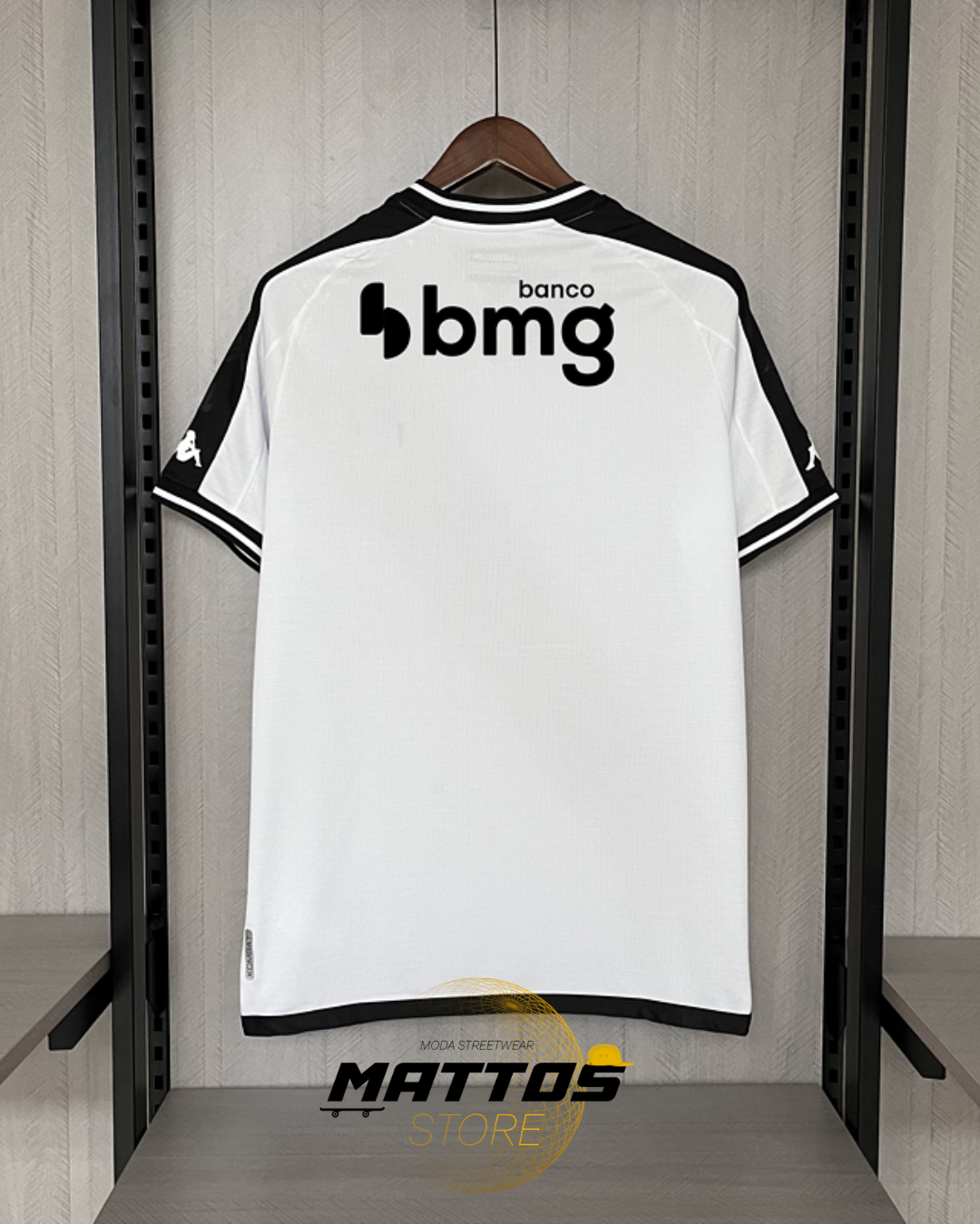 ⚫⚪ Camisa Vasco 2024/2025 – Away + Patrocinadores