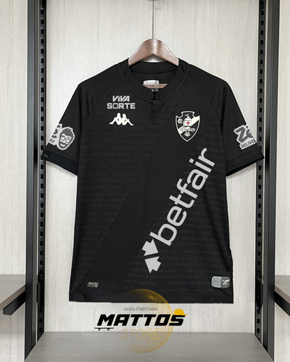 ⚫✨ Camisa Vasco 2024/2025 – Edição Especial + Patrocinadores