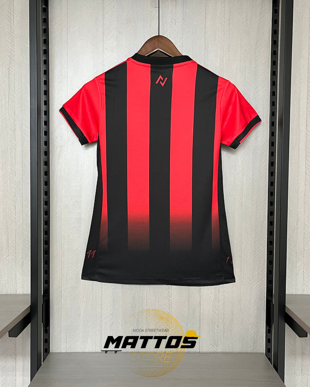 🟥⬛ Camisa Feminina Vitória 2024/2025 – Home